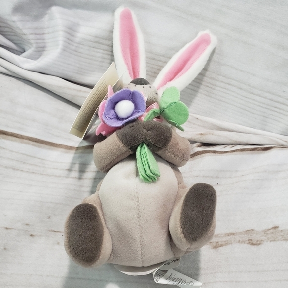 Disney Winnie The Pooh Easter Bunny Gopher Beanbag Plush With Tag 7 Inch 90s - Picture 4 of 11